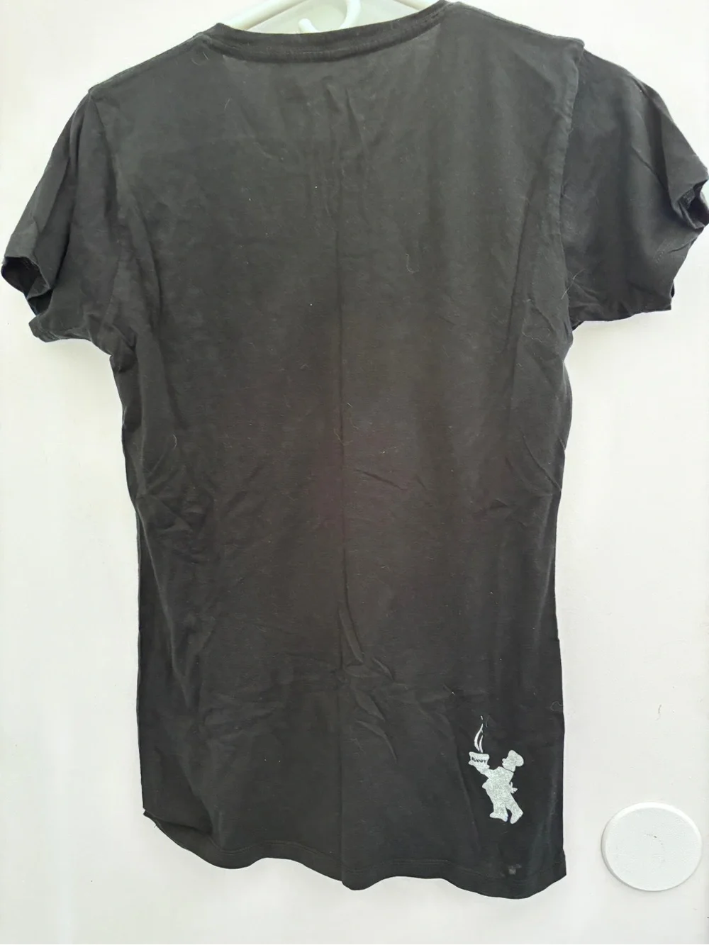 Carlos Bakery Hoboken Black L Short Sleeve Tee with Red Print see description - Picture 4 of 7